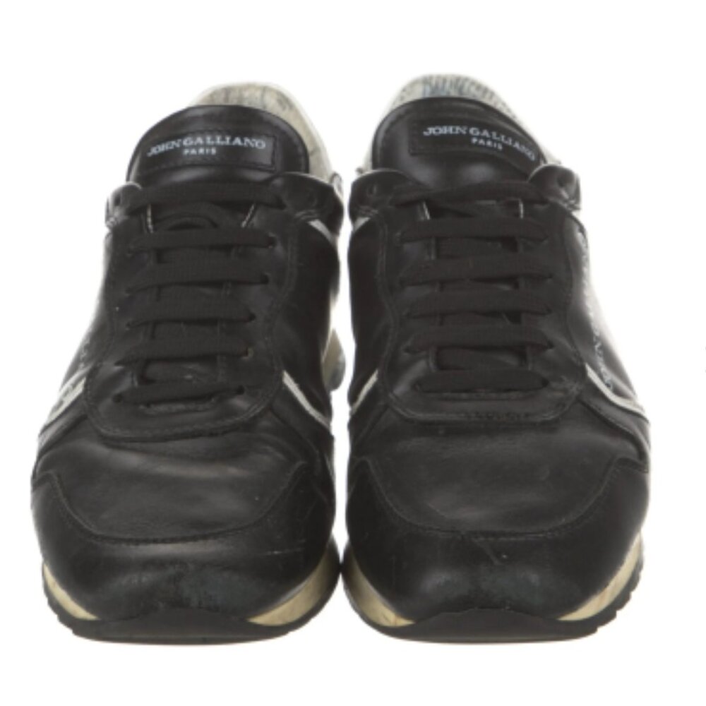 John Galliano Leather Sneakers Men's Size: 9.5 | EU 42.5